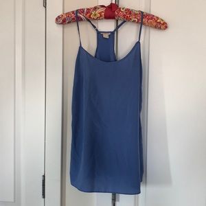 J Crew Periwinkle Silky Cami Size 0